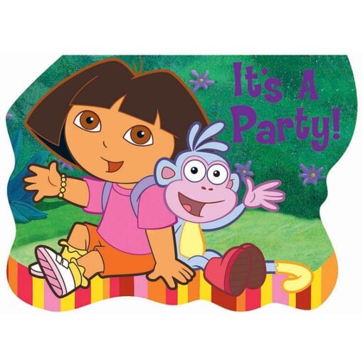 Dora The Explorer Invite Dc 8Ct