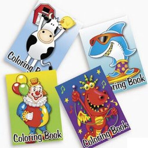 Mini Coloring Books 12Pk