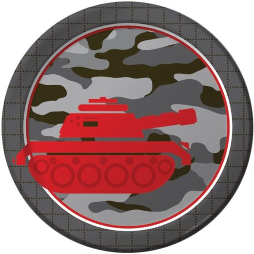 Operation Camo Plates 7&Quot; 8Ct