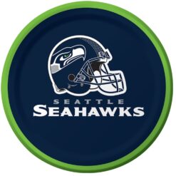Seattle Seahawks Plates Lunch 7" RND 8CT