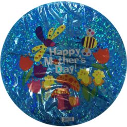 18" RND Hpy Mothers Day Garden Foil BLN