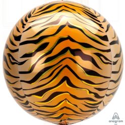 15" ORB Orange w/Black Tiger Print