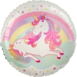 18" RND Enchanted Unicorn Balloon