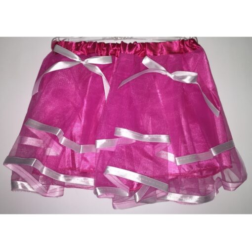 Tutu, Hot Pink W/Trim