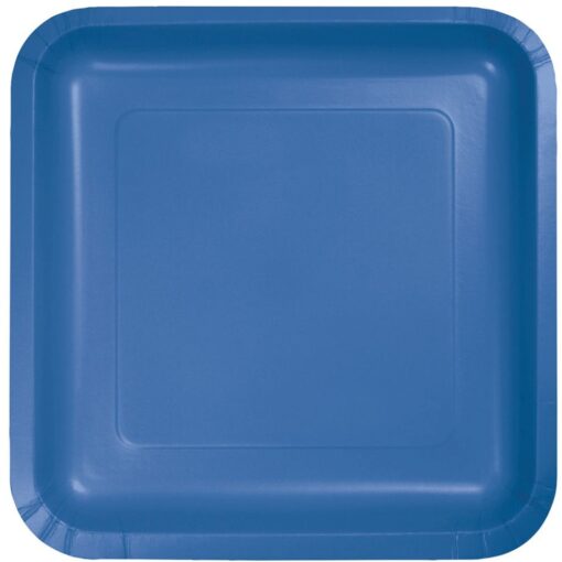 True Blue Plate Paper Sqr 9&Quot; 18Ct