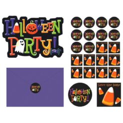 Invite P-Card Halloween Party 20CT