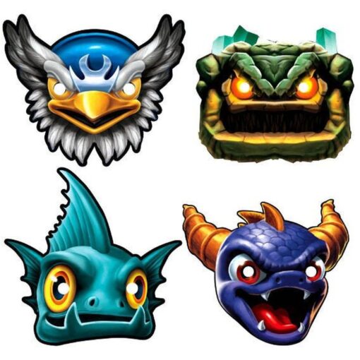 Skylanders Paper Masks 8Ct