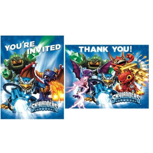 Skylanders Invite/Thank You Combo 8Ct