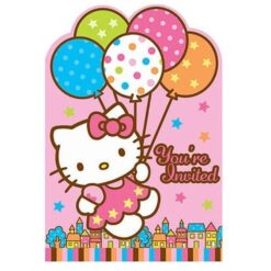 Hello Kitty Invites Blln Dreams 8CT