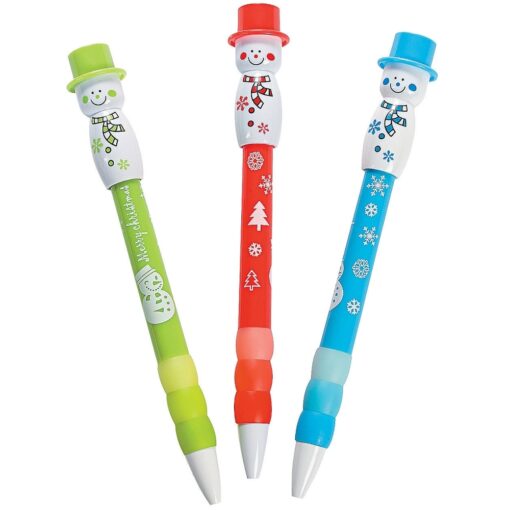 Snow Man Merry Christmas Pen