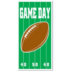 Game Day Football Door Cover 30" x 5'