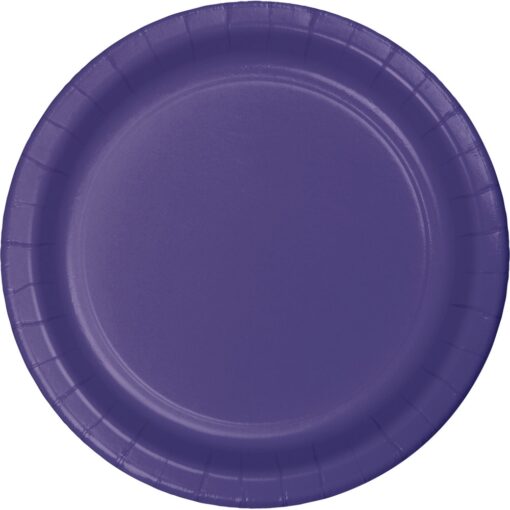 Purple Plate Paper Rnd 10&Quot; 24Ct