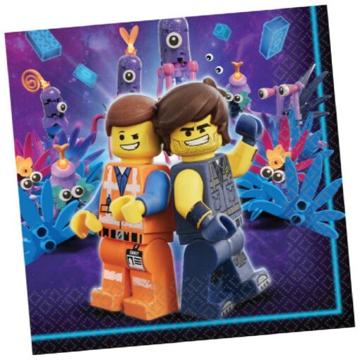 Lego Movie 2 Napkins Lunch 16Ct