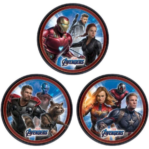 Avengers Endgame Plates Rnd 7&Quot; 8Ct