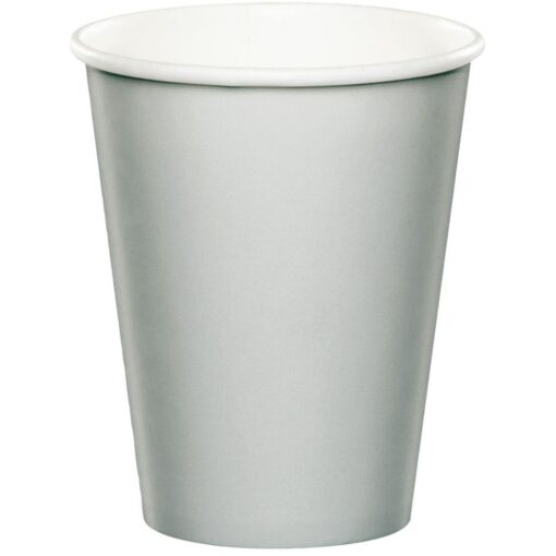 S Silver Cups Paper 9Oz 24Ct