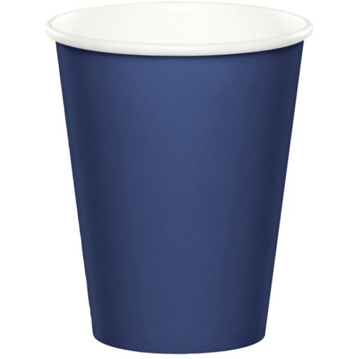 Navy Cups Paper 9Oz 24Ct