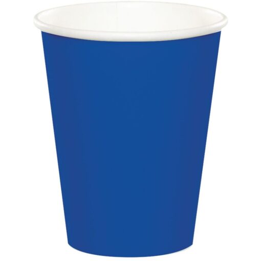 Cobalt Blue Cups Paper 9Oz 24Ct