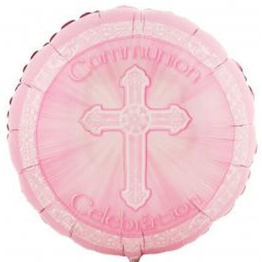 18&Quot; Rnd Radiant Pink Communion Foil Bln