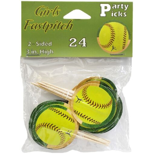 Fastpitch Party Picks 24Ct