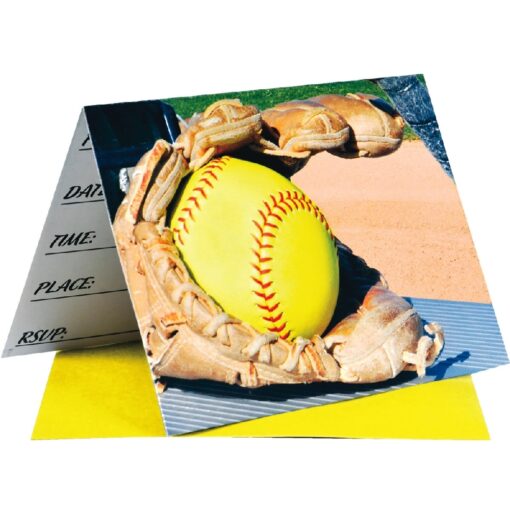 Fastpitch Invitations 8Ct