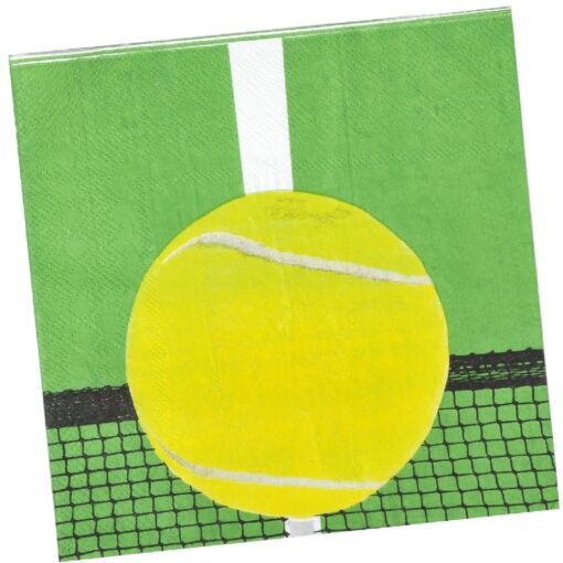 Tennis Napkins Beverage 16Ct