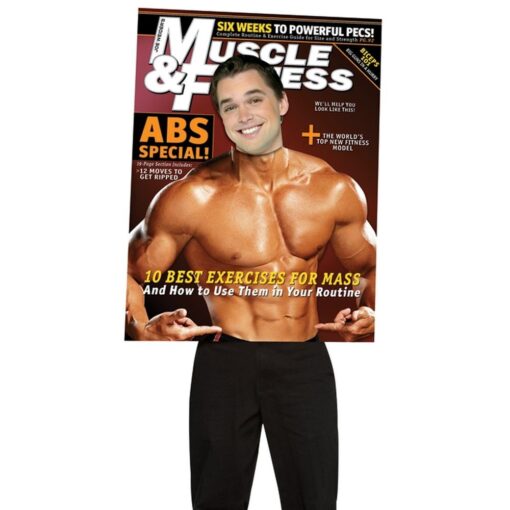 Mag Cvr Mus/Fitness Male Costume Os