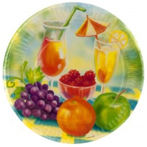 Garden Glory Plates Rnd 7&Quot; 8Ct