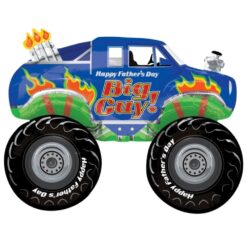 31" SHP Fthrs Day Monster Truck Foil BLN