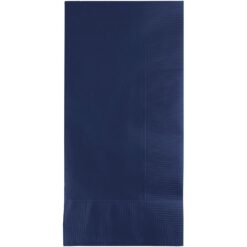 Navy Napkin, Dinner 1/8 FL 50CT