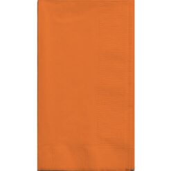 Orange Napkin, Dinner 1/8 FLD 50CT