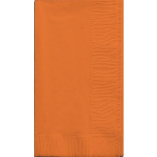 Orange Napkin, Dinner 1/8 Fld 50Ct