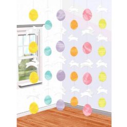 Easter Egg String Decoration 6CT