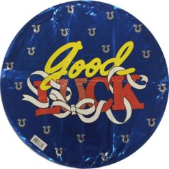 18" RND Good Luck Horseshoes Foil BLN