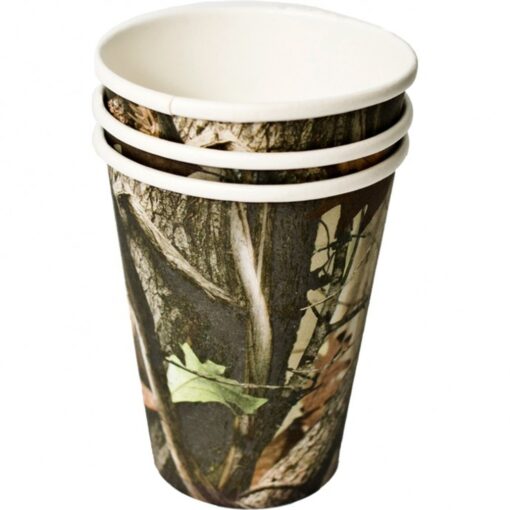 Next Camo Cups Hot/Cold 12Oz 8Ct