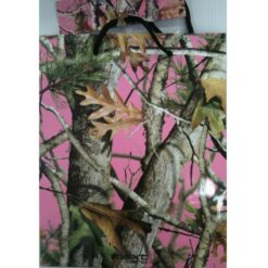 Pink Camo Gift Bag Medium w/Tissue