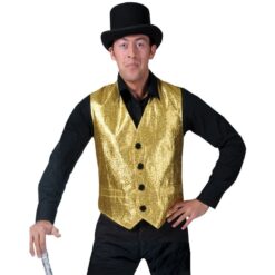 Gold Show Biz Vest