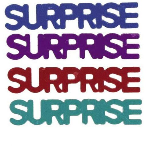 Word Surprise Multi Color Confetti 1/2Oz