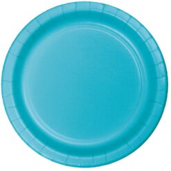 Bermuda Blue Plate Paper 7" 24CT