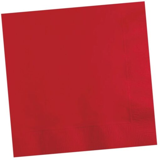 Classic Red Napkin Beverage 50Ct