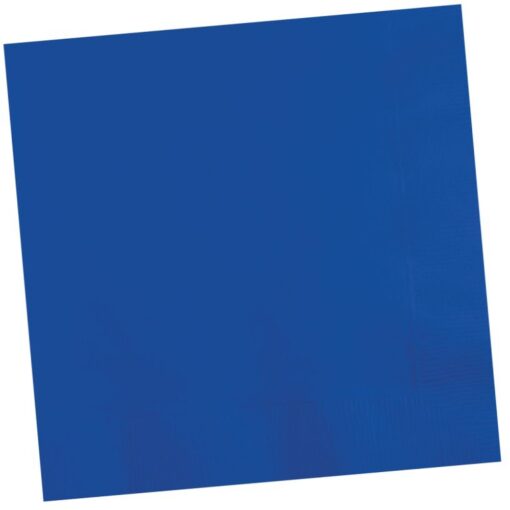 Cobalt Blue Napkin Beverage 50Ct