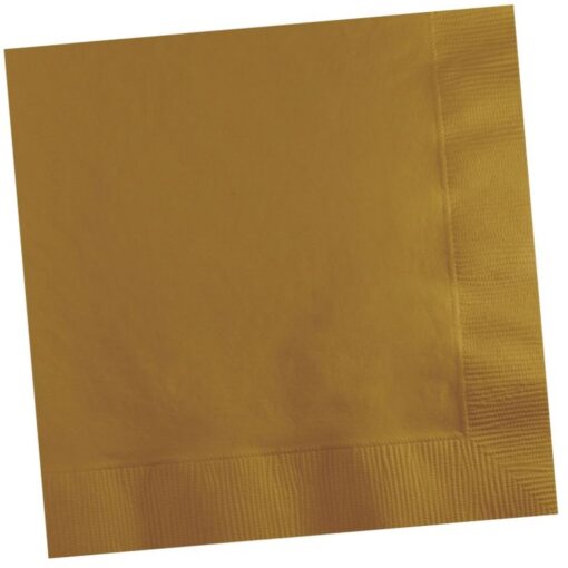 G Gold Napkin Beverage 50Ct