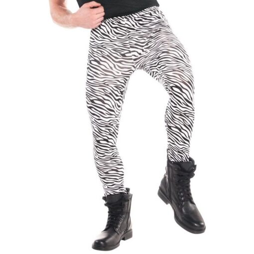 Zebra Stretch Pants Adult Std