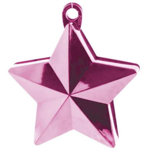 Pink Star Balloon Weight 6Oz