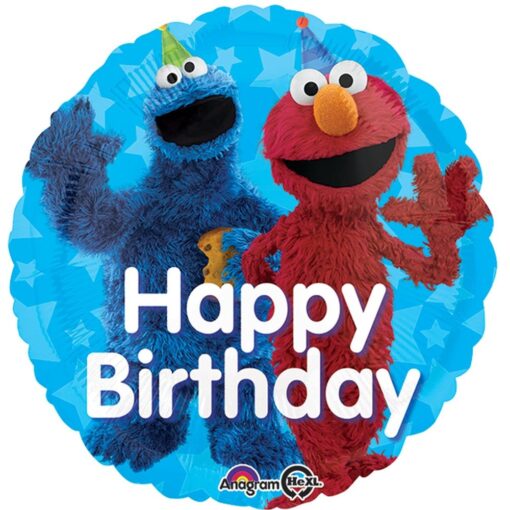 17&Quot; Rnd Sesame St Fun Birthday Bln