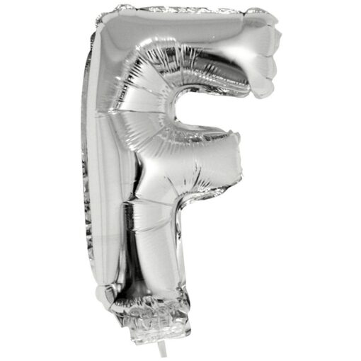 16&Quot; Ltr Silver F Foil Balloon