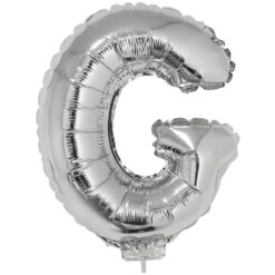 16" LTR Silver G Foil Balloon