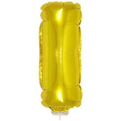 16" LTR Gold I Foil Balloon