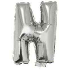 16" LTR Silver N Foil Balloon