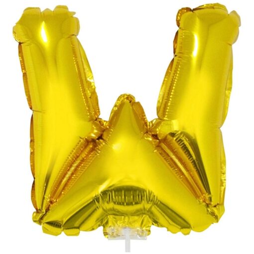 16&Quot; Ltr Gold W Foil Balloon