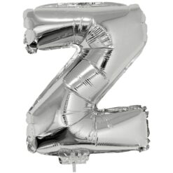 16" LTR Silver Z Foil Balloon